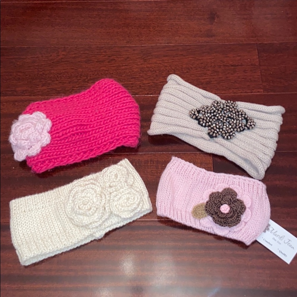 Set of 4 headbands/wraps for girls